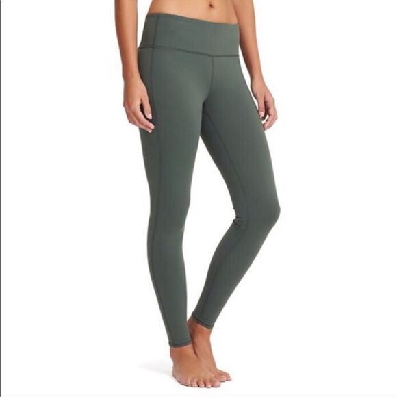 Athleta Pants - Athleta High Rise Chaturanga Tight Olive green M